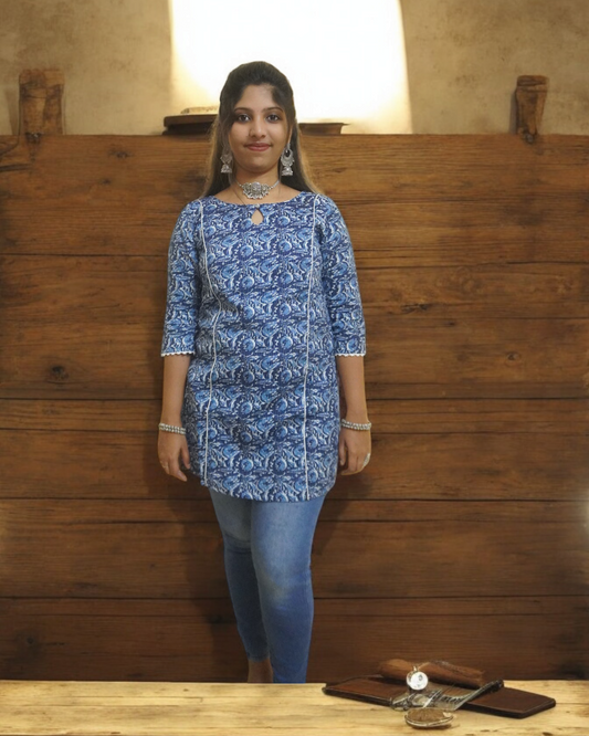 Indigo Short Kurti